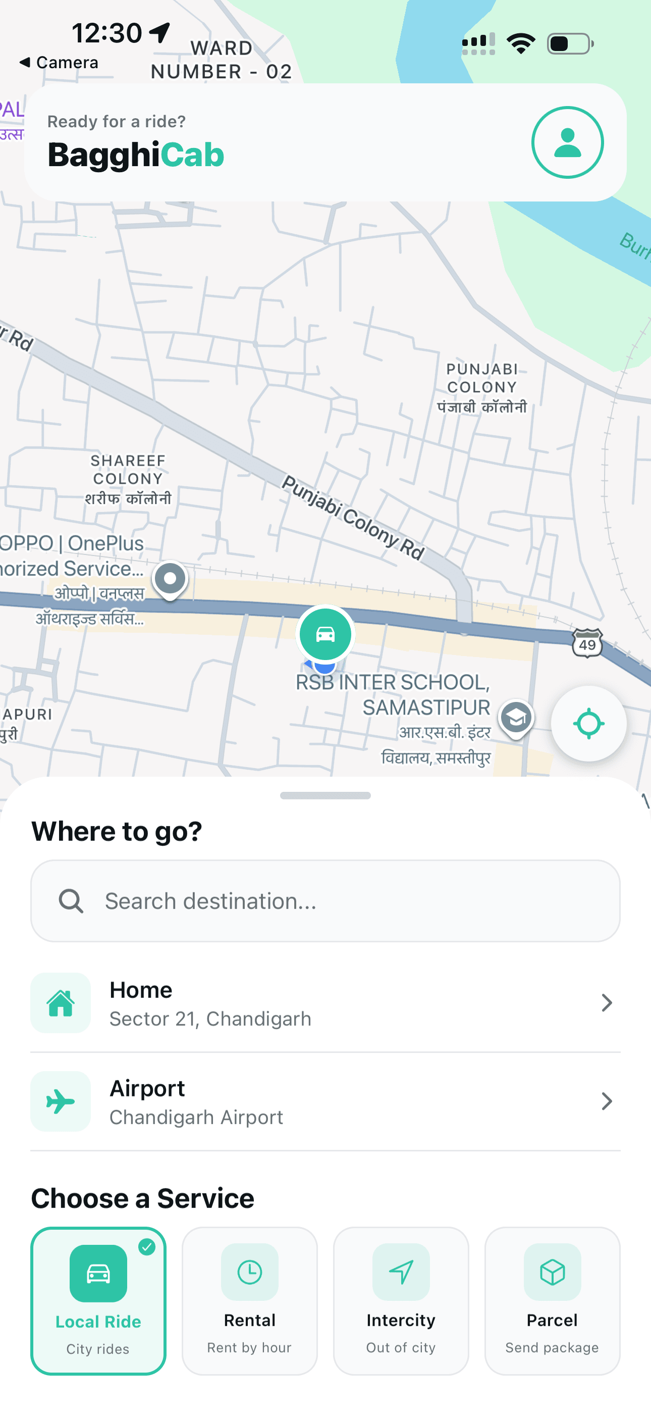 BagghiCab mobile preview 1